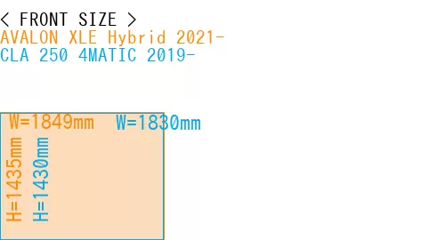 #AVALON XLE Hybrid 2021- + CLA 250 4MATIC 2019-